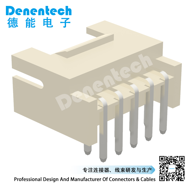 Denentech PHB双排90度带扣 2.0mm Wafer胶壳端子 针座 接插件连接器